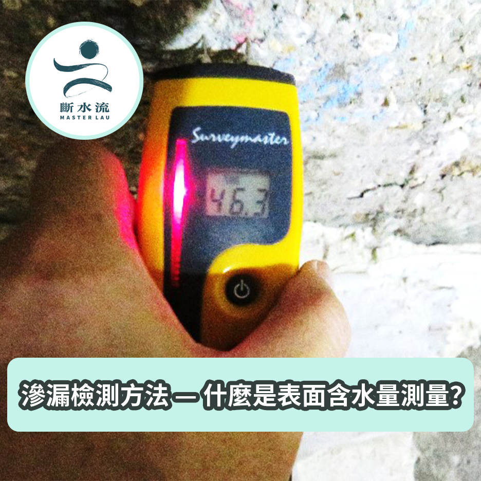 滲漏檢測方法 — 什麼是表面含水量測量？